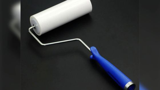 Hot Sale PE Cleanroom Washable Lint Cleaning Sticky Roller 4inch for Floor Industrial