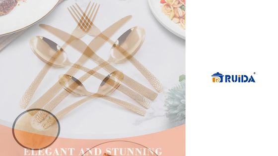 High Quality 4PCS Tableware Stainless Steel Cutlery Set with Restaurant Home