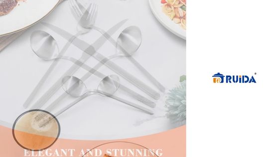 Heavy Duty Stainless Steel Flatware for Cutlery Sets with Mirror Polished