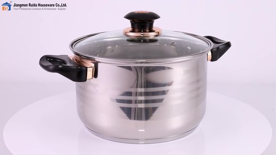 Nonstick Kitchenware Gold Mirror Polishing Kitchen Utensils Cookware
