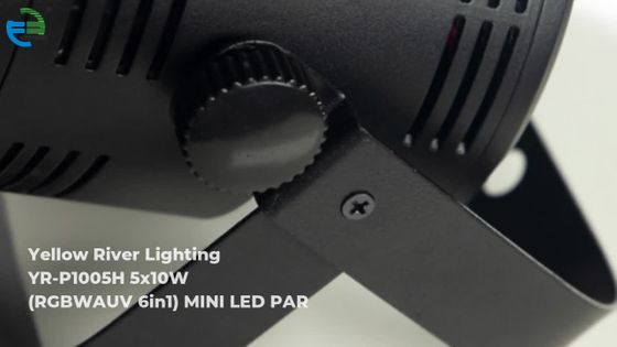  Yellow River Lighting YR-P1005H 5x10W (RGBWAUV 6in1) MINI LED PAR 2 Yellow River Lighting YR-P1005H