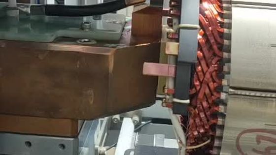 LN-RRJ-C100新能源扁线电机引出线铜端子焊接机