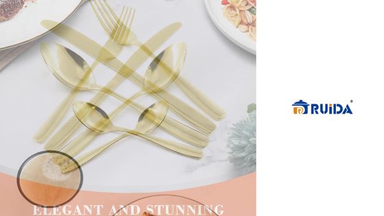 Durable Sturdy Cutlery Set Stainless Steel Tableware for Hotel Restaurant